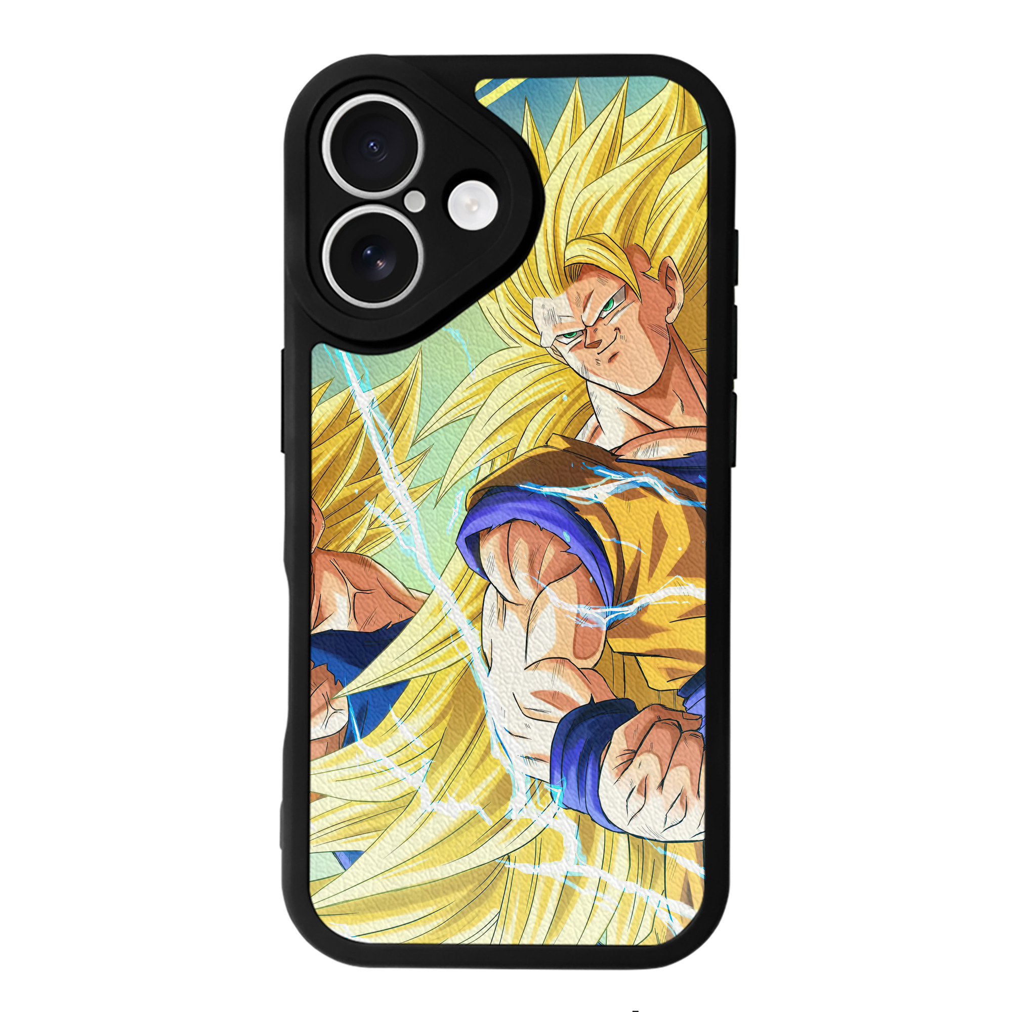 （画像用） ドラゴンボール DRAGON BALL 【iPhone 16シリーズ対応】シリコンスマホケース（レザー調） 材質：シリコン
